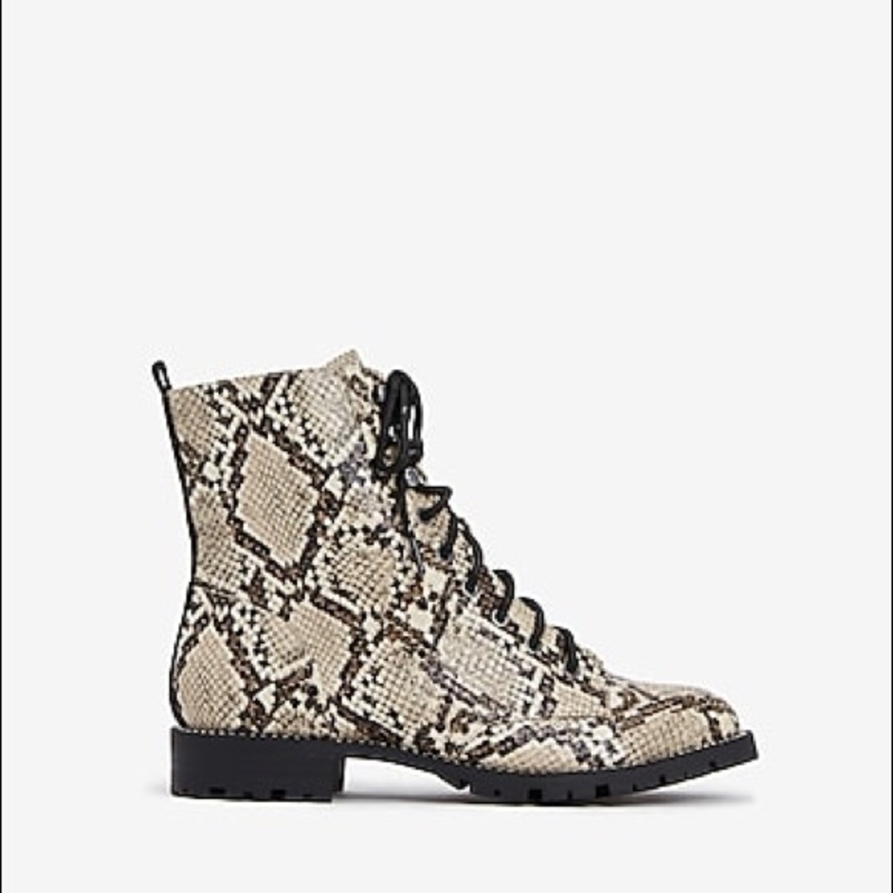 Express Snakeskin Boots